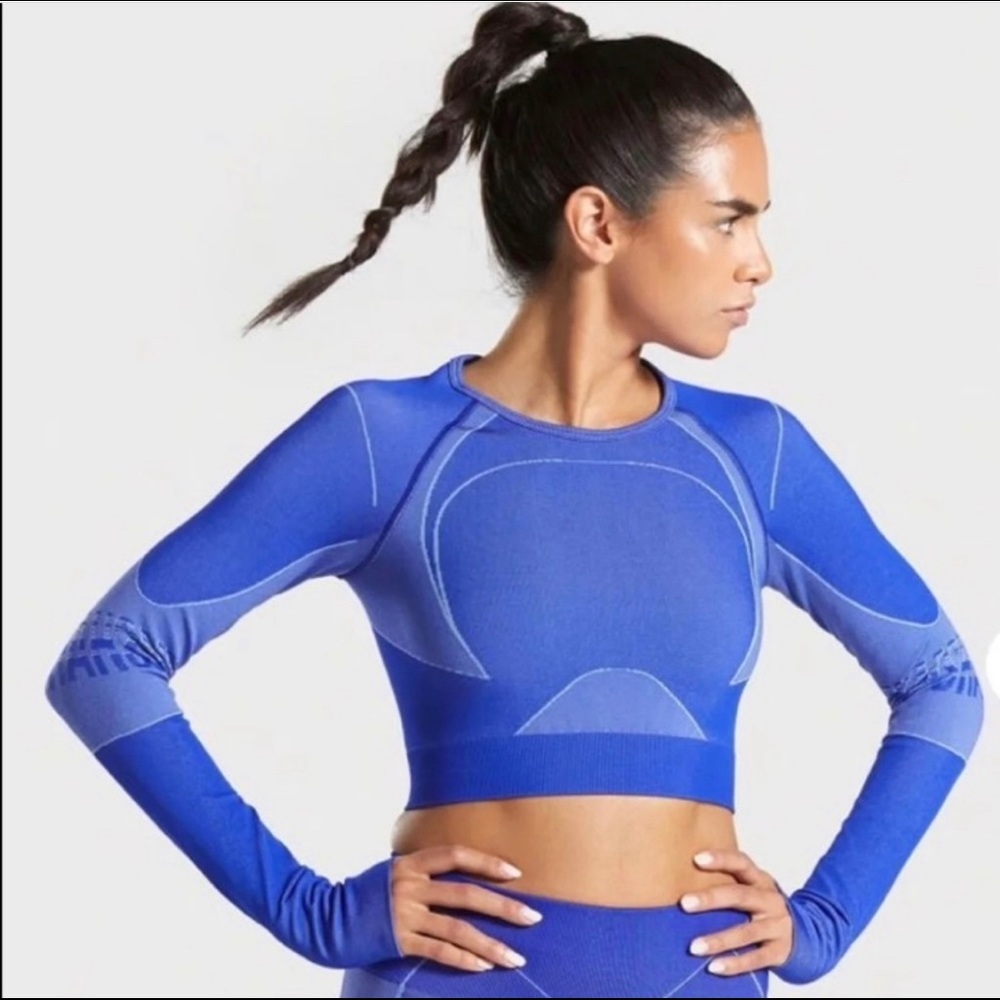 Gymshark turbo seamless crop top